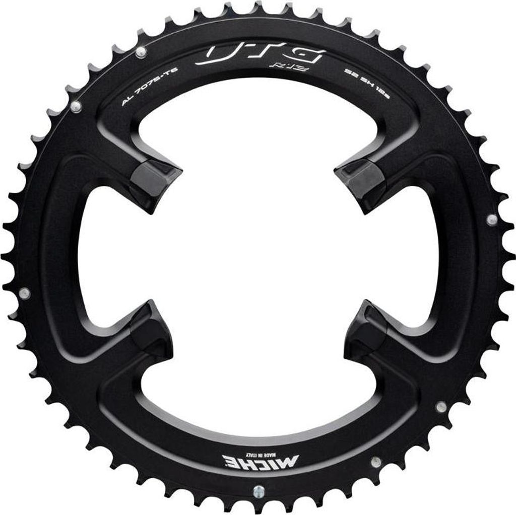 Miche Kettenblatt UTG 8100 12-fach, 52Z, schwarz, mit Schrauben