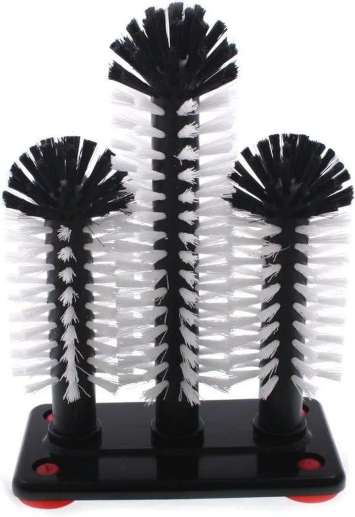 Brosses vitres anti-traces 18 cm et 25 cm - Lot de 3 pour tout nettoyer