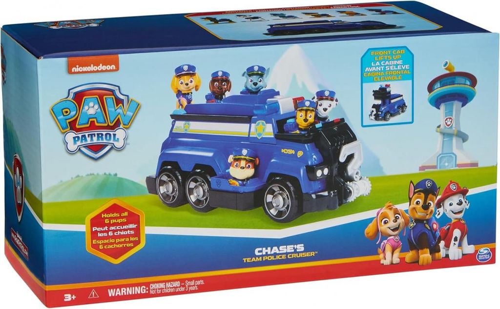 Zestaw Spin Master Paw Patrol Chase Team Cruiser Vehicle – Zdjęcie produktu 