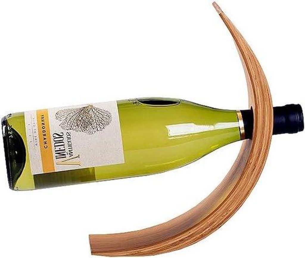 Vertikales Weinfass - schmales, schlanges Holzweinfass mit Halbmond für Wein - 20 Flaschen Fass.
