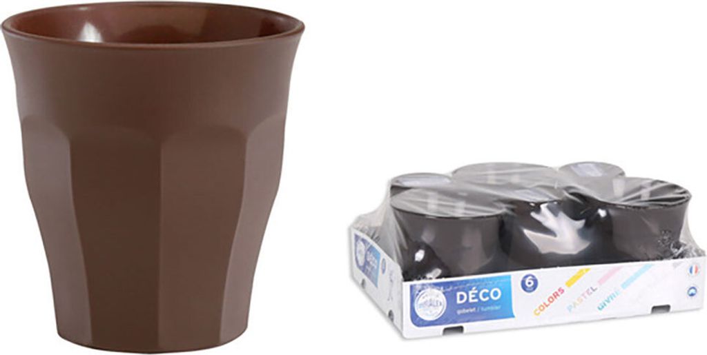 Duralex Espresso Glaser Picardie - braun - 6x - 90 ml