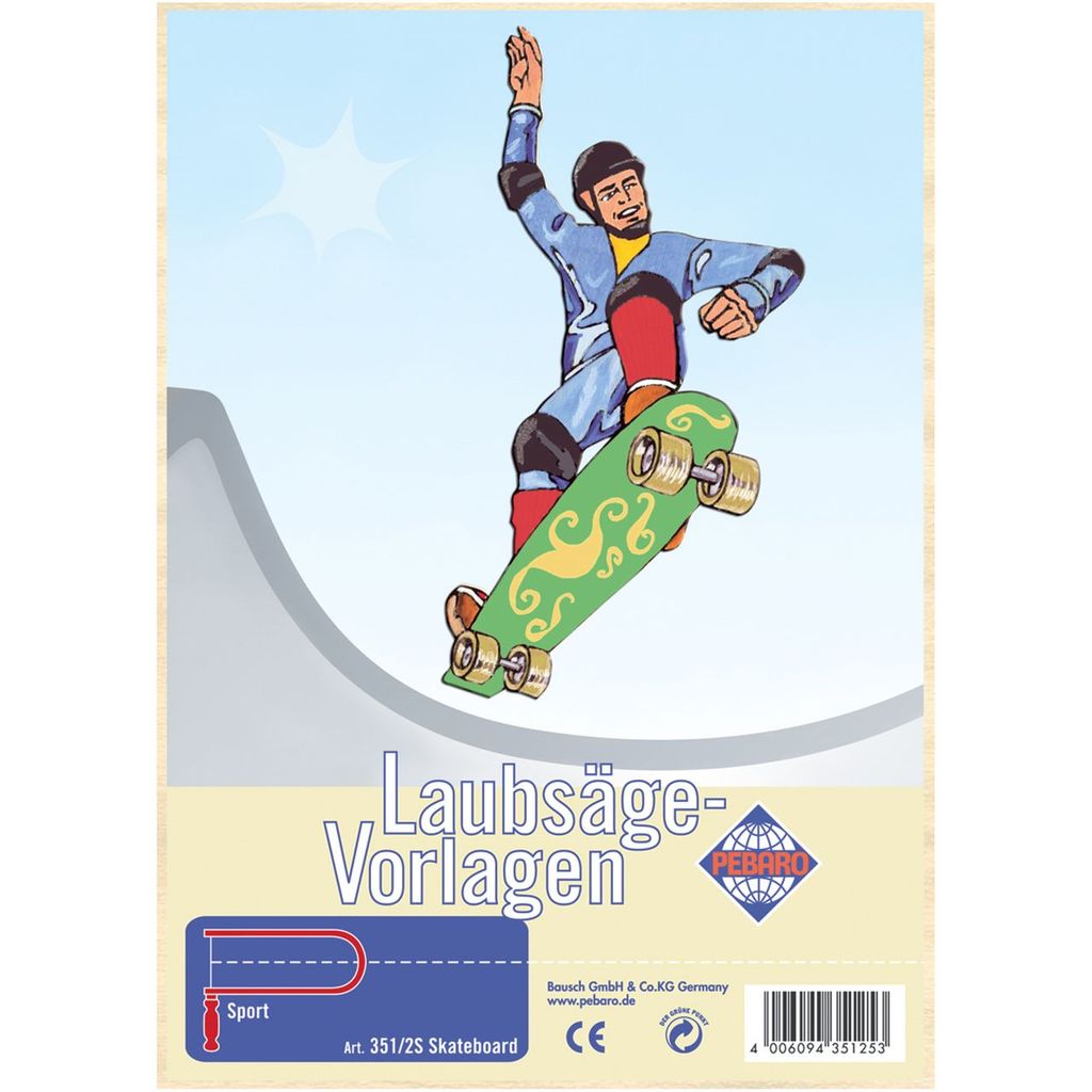 PEBARO Laubsägevorlage Skateboard