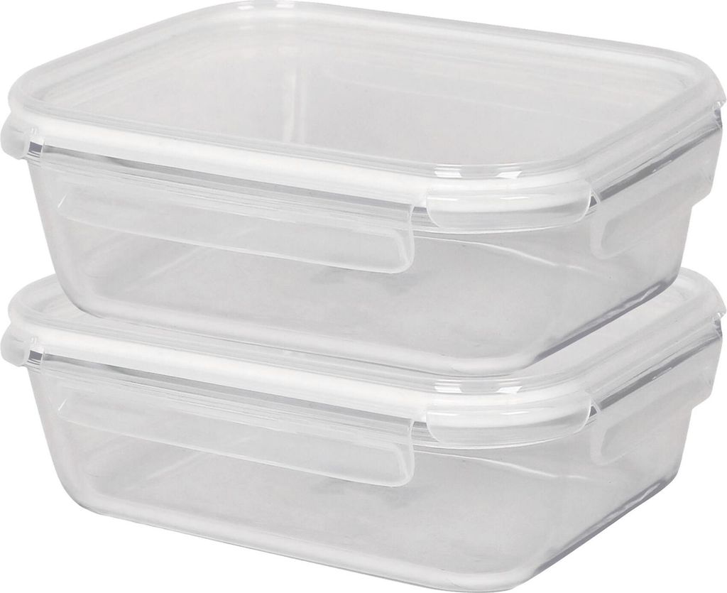 Harbor Housewares Frischhaltedosen aus Glas mit Deckel – 1,5 Liter – 2er-Pack