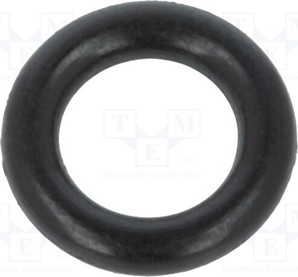 10x O-ring Dichtung Thk: 2mm NBR ØInn: 6mm schwarz  Produktbild 