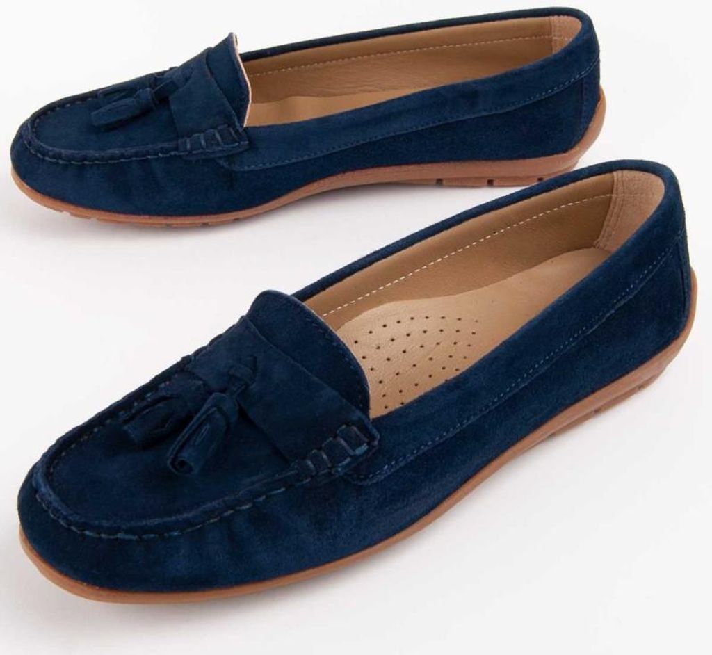 Mokassin Purapiel Meilis3 Bleu