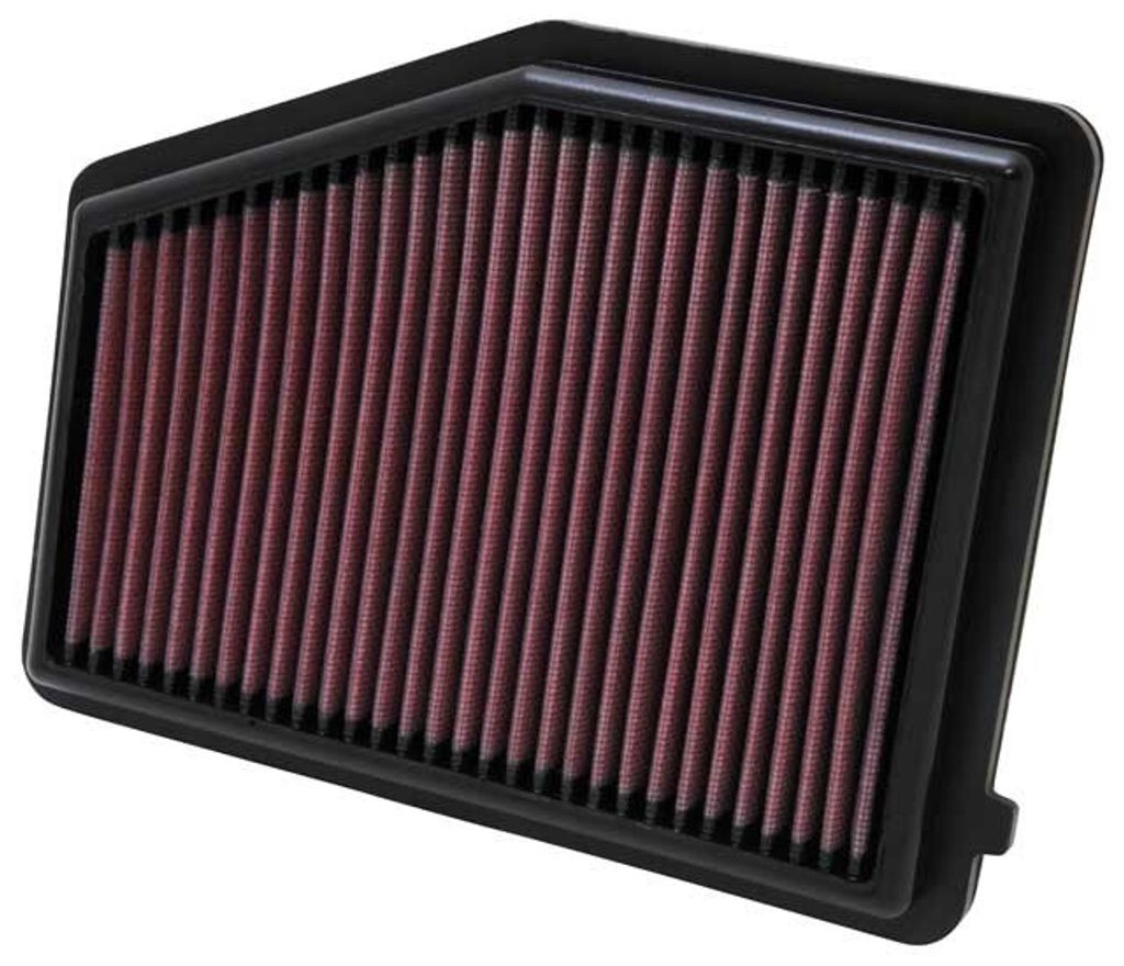 K&N 33-2468 Hochleistungsluftfilter für HONDA CIVIC VIII Hatchback (FN, FK) Langzeitfilter Quadratisch