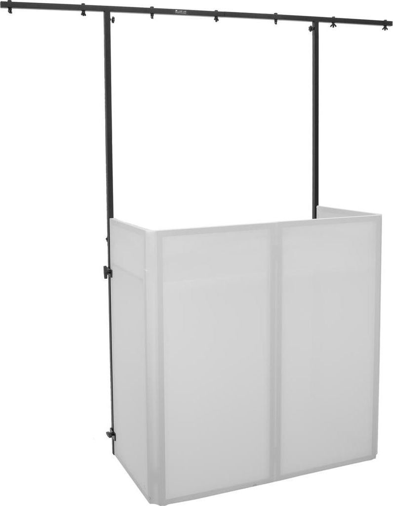 OMNITRONIC Set Compact Mobile DJ Stand inkl. Cover + Überbaurahmen
