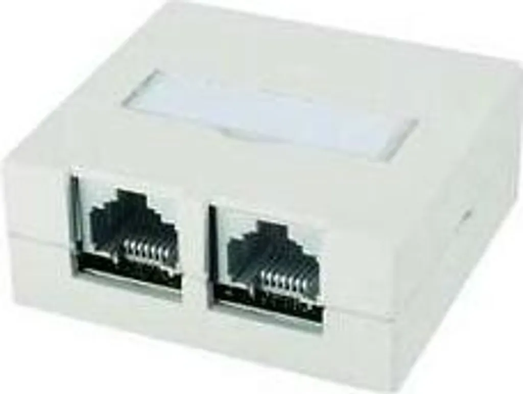 Prise RJ45 blindée Cat.6 Ea 10Gbps Telegärtner avec 2 raccordements