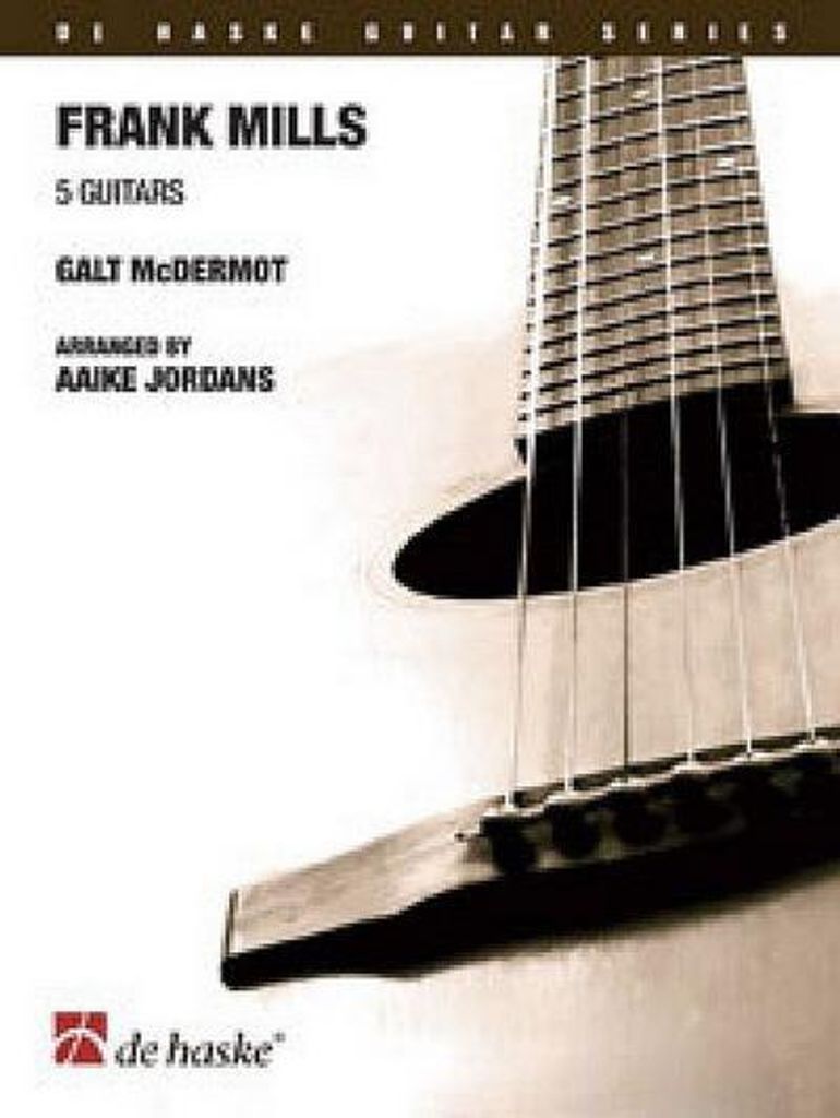 Frank Mills for 5 guitarsscore and parts