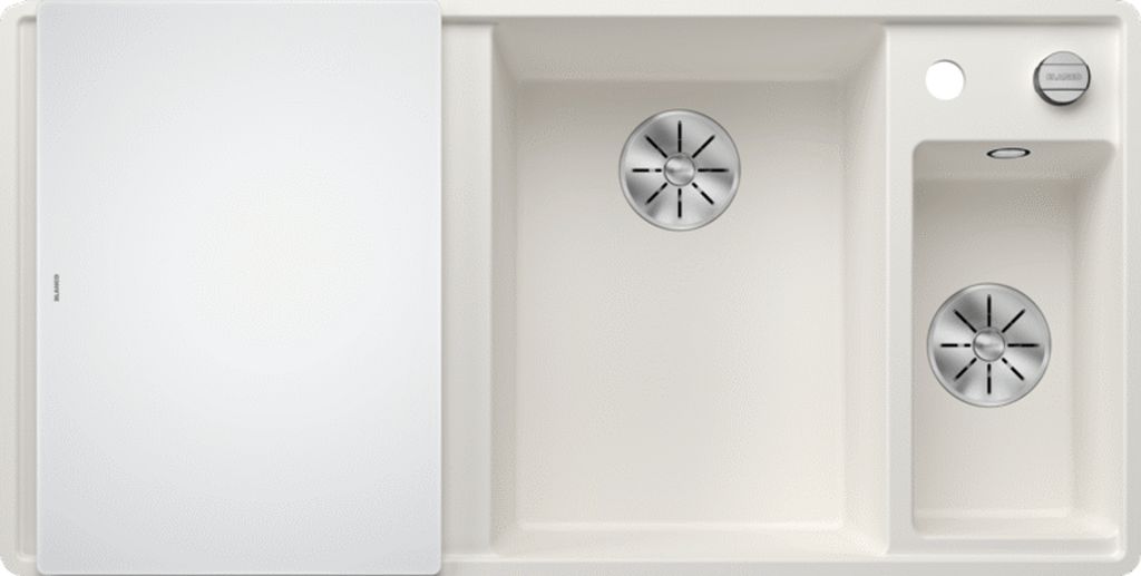 BLANCO AXIA III 6 S-F, SILGRANIT® PuraDur®, weiß, Becken Produktbild 