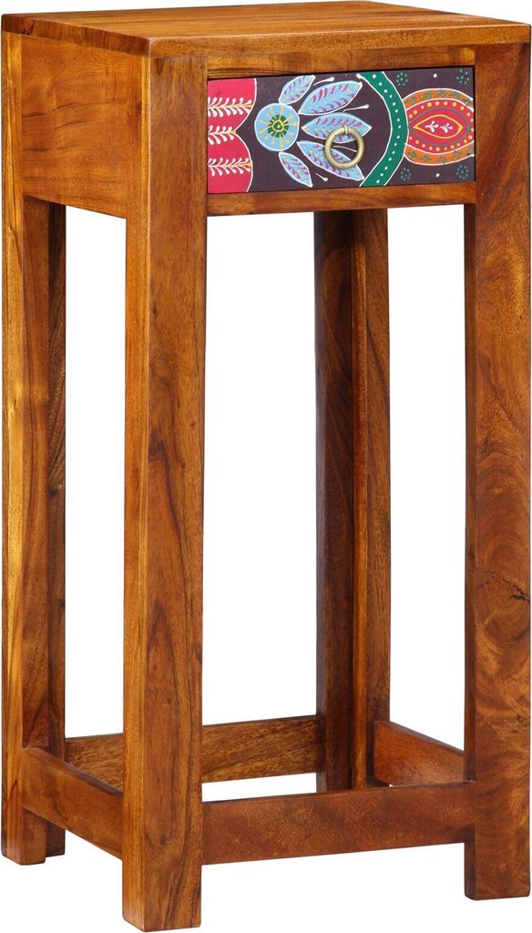 Möbel Telefonständer 35x35x75 cm aus massivem Akazienholz - Beistelltische 4016528