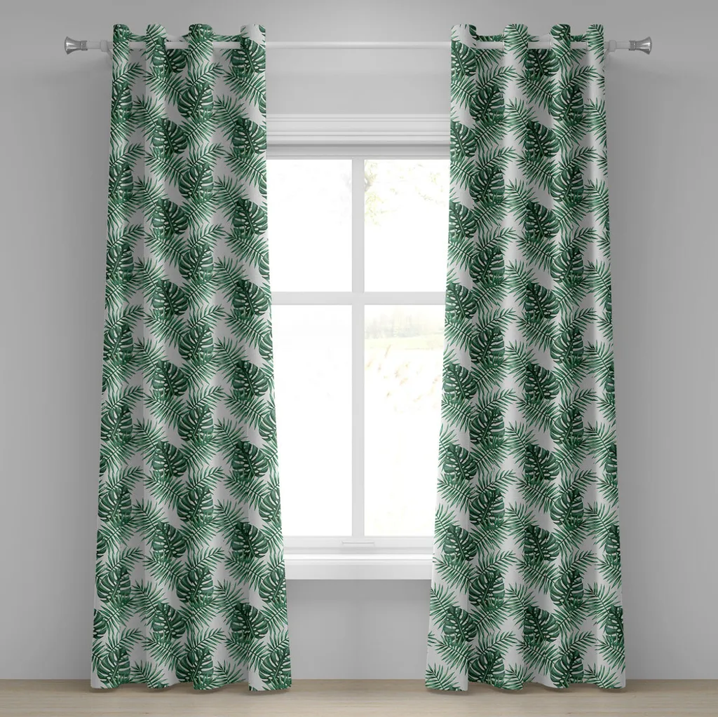 Rideau de décoration pour chambre ambiance jungle safari 280x175 cm