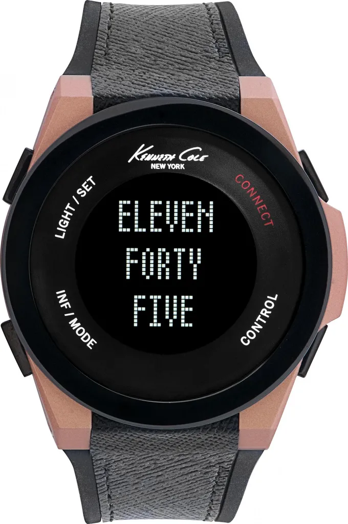 Montre Connectée Homme Kenneth Cole Idéale pour Travail et Loisirs Or