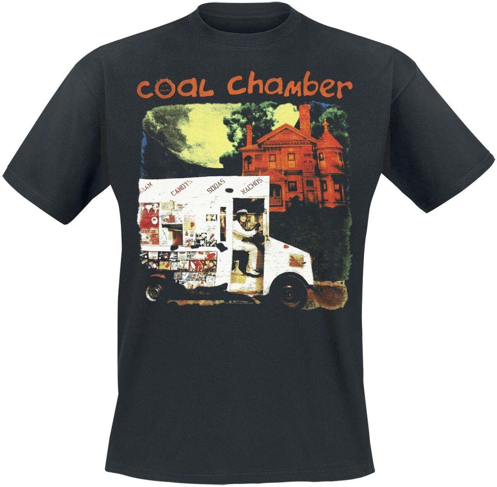 Coal Chamber T-Shirt Herren First Album schwarz Band-Merch, Bands 100% Baumwolle S