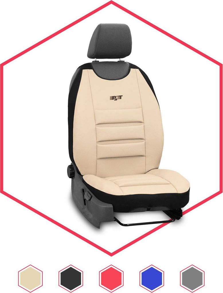 Sitzbezüge Auto Universal Schonbezug Autositzbezüge Sitzauflage für VW T6 Beige