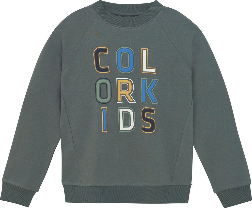 COLOR KIDS COSweat W. JR. Logo Print Uni Kinder Pullover Produktbild 