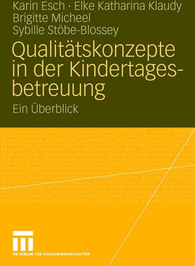 Qualitätskonzepte in der Kindertagesbetreuung
