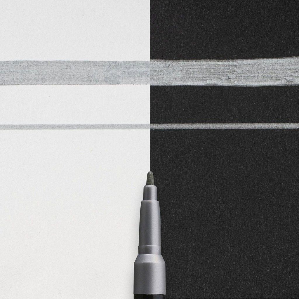 SAKURA Permanent-Marker Permapaque fein silber Produktbild 