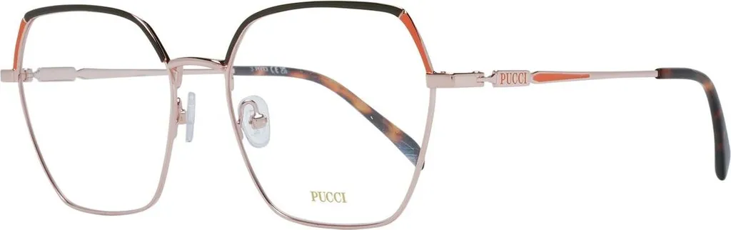 Lunettes de vue Emilio Pucci EP5222 5428A Monture Femme Écaille et Or