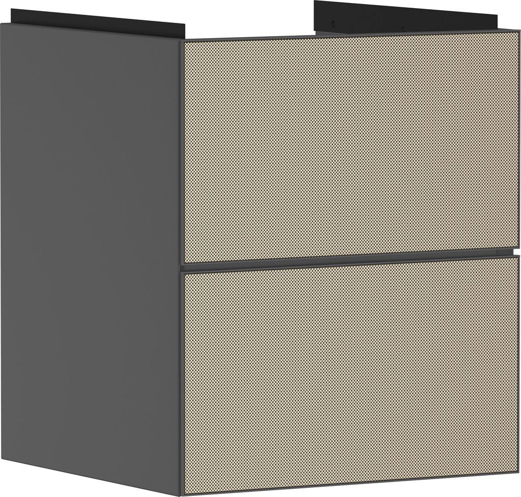 hansgrohe Xevolos E Waschtischunterschrank, 2 Schubkästen, SoftClose, 480x475x555mm, für Handwaschbecken, 54174390