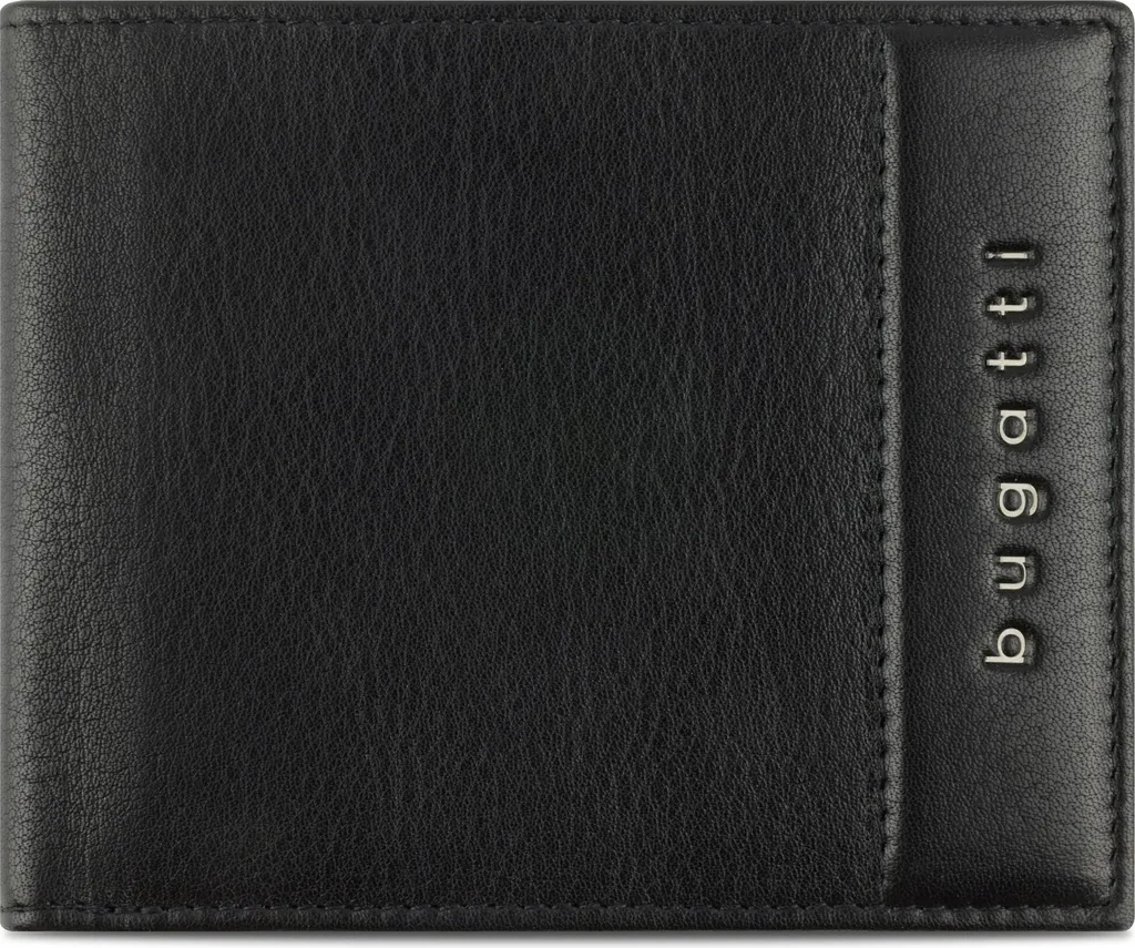 bugatti Nome Wallet : Fini les Portefeuilles Encombrants avec ce Cuir Noir - 16