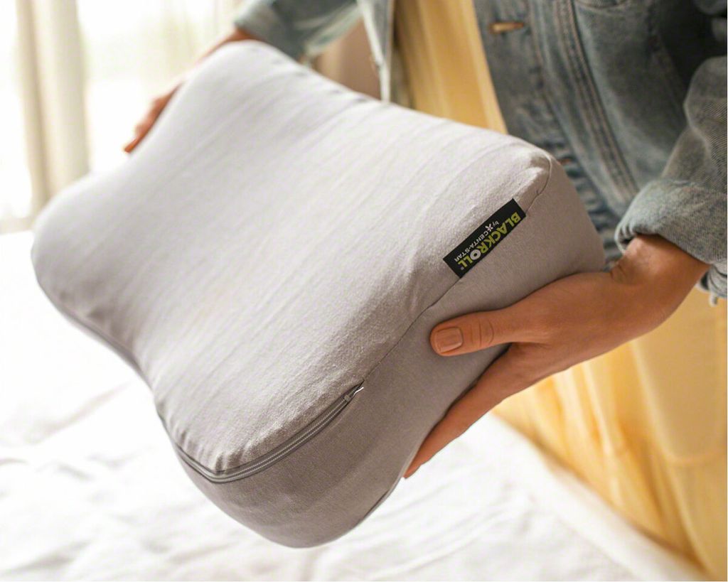 Blackroll Pillow Case Jersey, Grau, Baumwolle, Einfarbig, Produktbild 