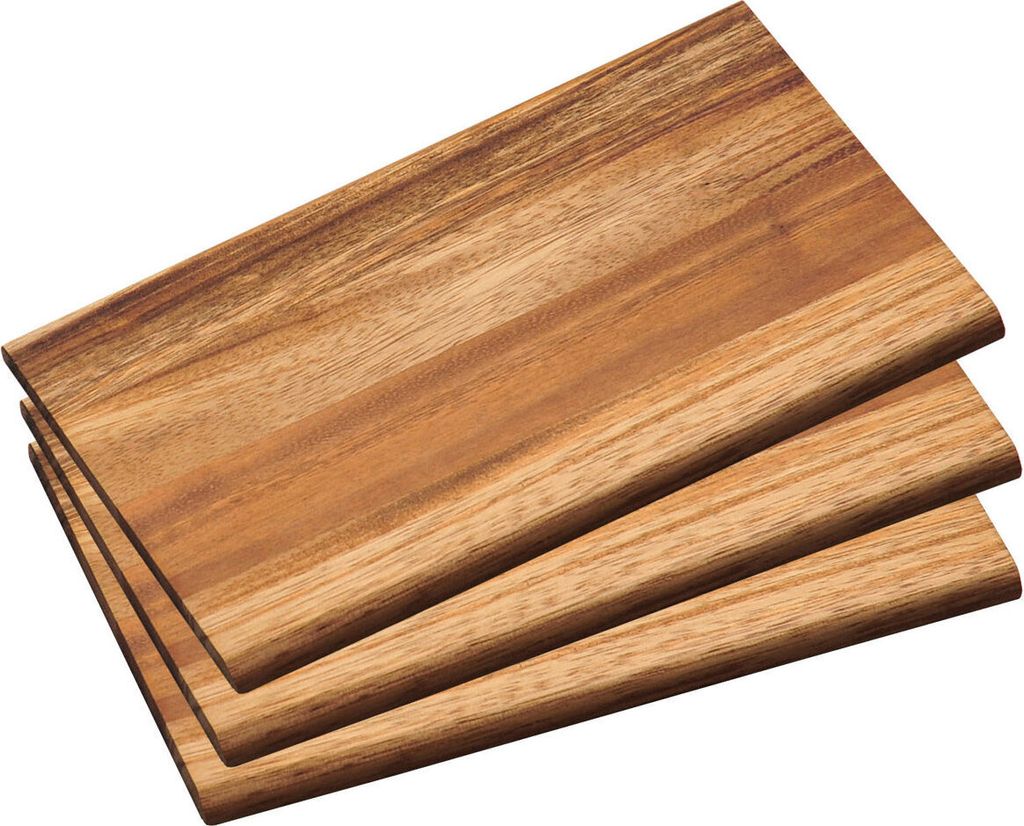 KESPER Frühstücksbrett 3-tlg., Akazienholz, Länge: 230 mm, Produktbild 1