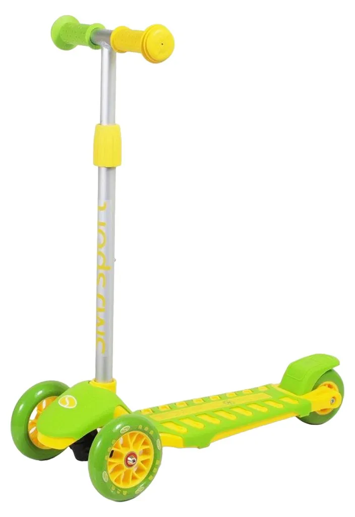 SMJ Sport PP5987 Trottinette 3 Roues pour Enfants en Vert et Jaune