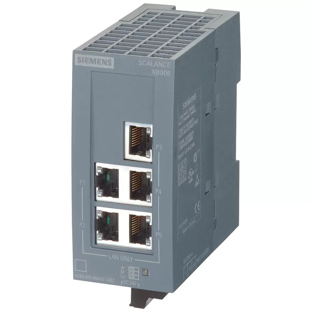 Siemens SCALANCE XB005G unmanaged IndustrialEthernet Switch 6GK5005-0GA10-1AB2 - Switch - 1 Gbps