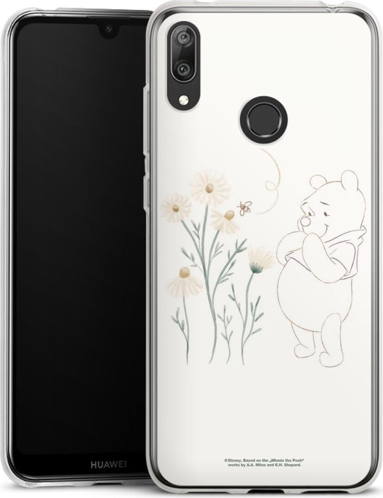 DeinDesign Handyhülle für Huawei Y7 (2019) Silikon Hülle Case Smartphone Schutzhülle Biene Disney Winnie Puuh