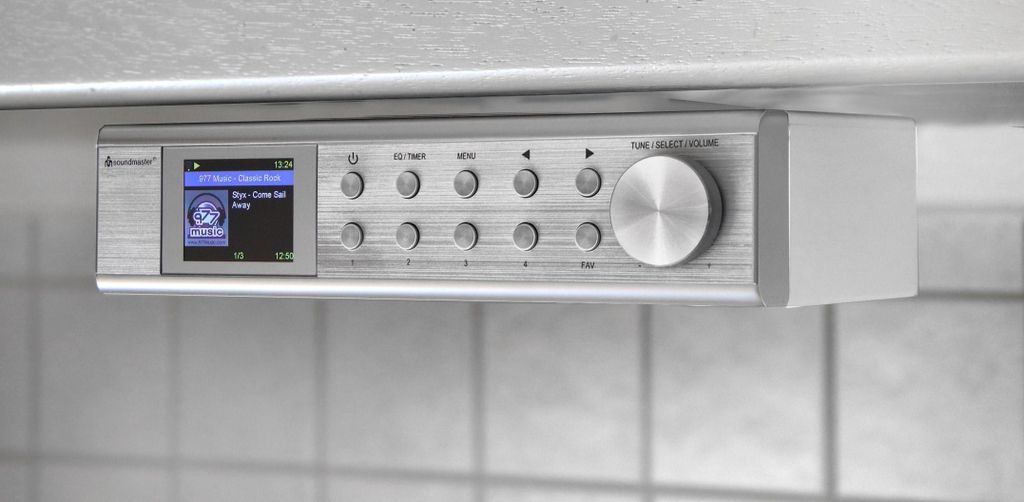 soundmaster IR1500SI Unterbauradio silber Productafbeelding 