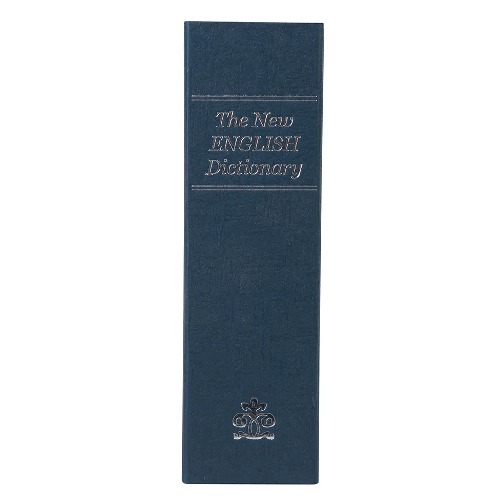 Cachette dictionnaire coffre-fort secret avec verrouillage à code noir - 9