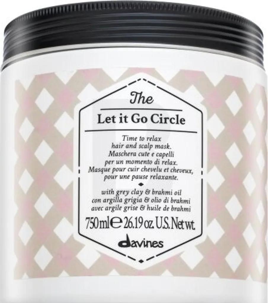 Masque Davines Let It Go Circle anti-stress pour Cheveux Secs en 750ml