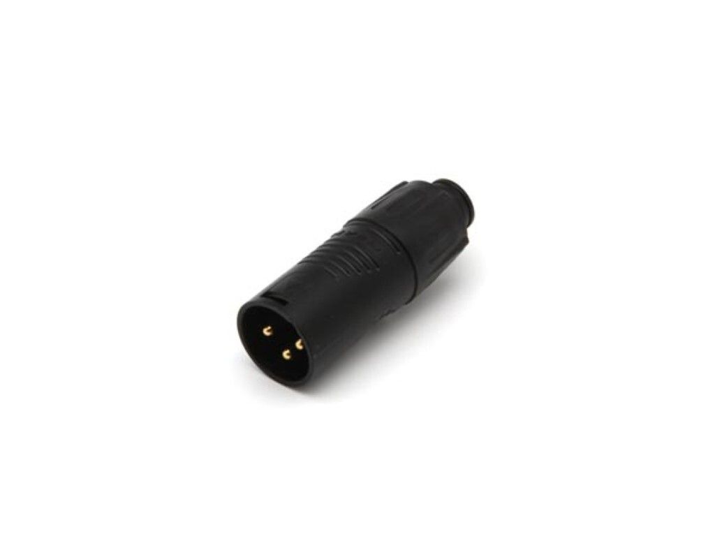 Neutrik REAN - XLR-STECKER AUF STECKER - SCHWARZ