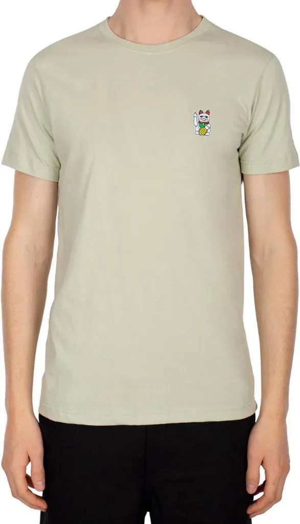 Tee-shirt en Coton Bio Iriedaily Bye Bye - Vêtement Streetwear Sage M