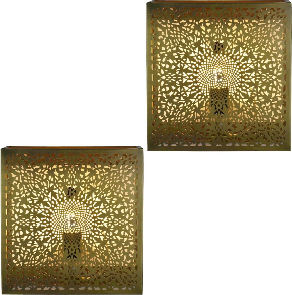 lot de 2 lampes orientales Applique murale Décoration Image du produit 