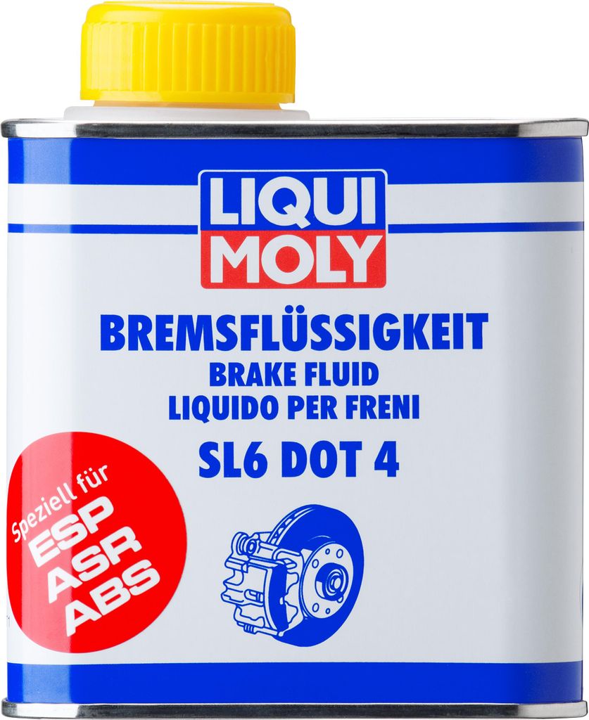 Liqui Moly Brake Fluid SL6 DOT 4 Glykol 500ml für ABS/ESP Produktbild 