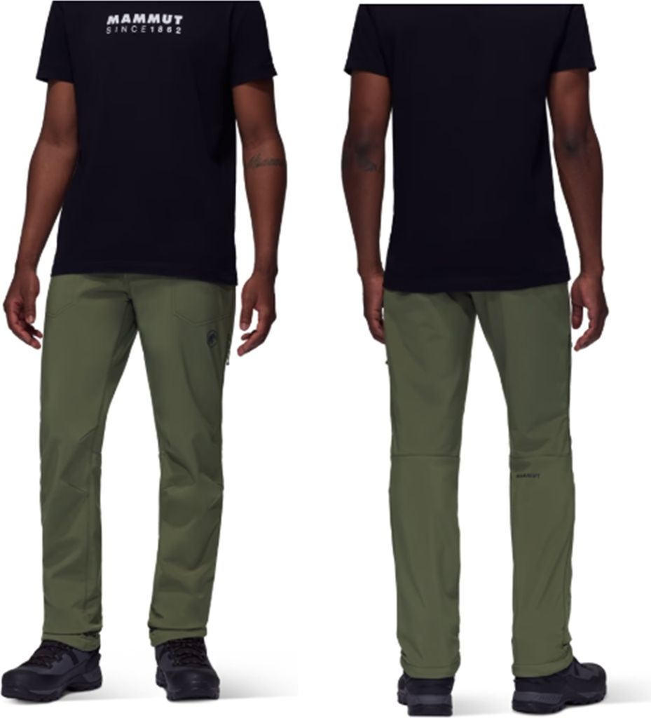 Mammut Runbold SO Pants Men Herren Winter Sofshell Wanderhose : 50 Grösse - Bekleidung: 50