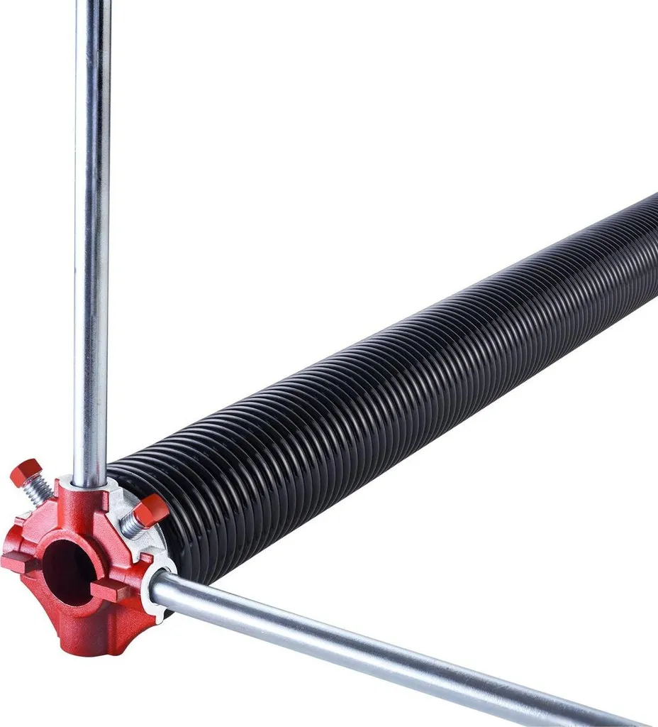 Coppia di molle a torsione per porte da garage da 0,25 x 2 x 32 pollici con barre di avvolgimento