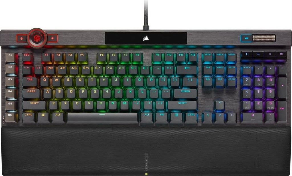 Corsair K100 RGB Gaming-Tastatur – Optisch-Mechanisch mit RGB-Beleuchtung