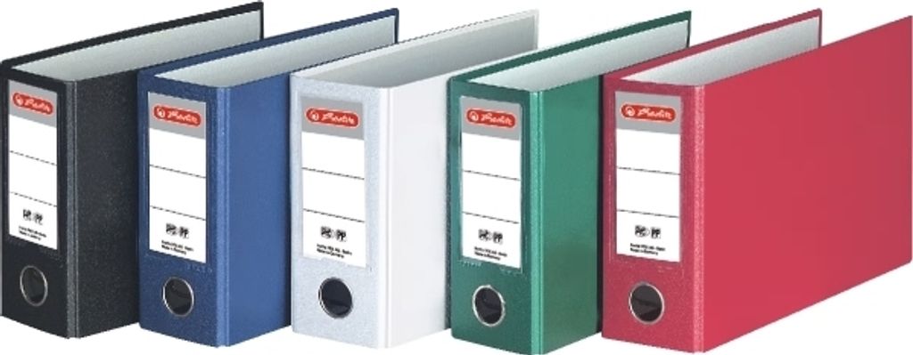 herlitz maX.file protect Ordner - DIN A5 quer - 8 cm - farbig sortiert
