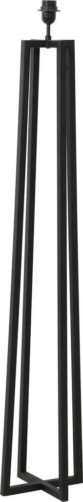 Lampadaire Miley noir : Éclairage d'appoint stable E27 pour intérieur
