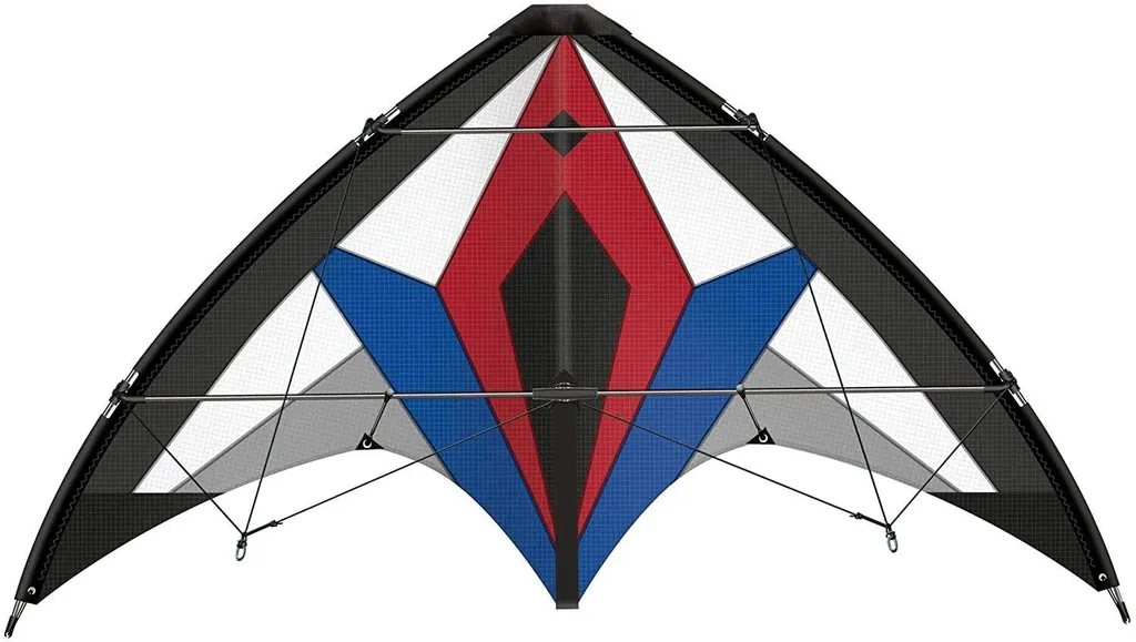 Cerf-volant Flexus 150 GX 150x65 cm en polyester résistant pour vent