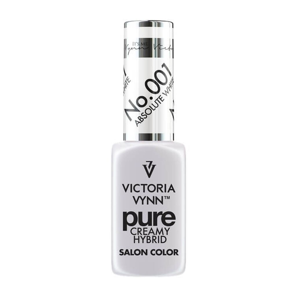 Victoria Vynn | Pure Creamy Hybrid 001 Absolute White - Weiß - 8ml - Hybrid-nagellack - Creme-lack