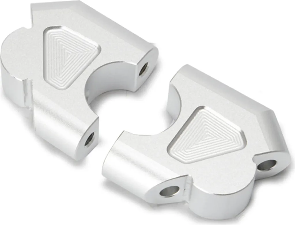 Rehausseur de guidon pour BMW R1200GS et R1250GS - Support Riser Silver
