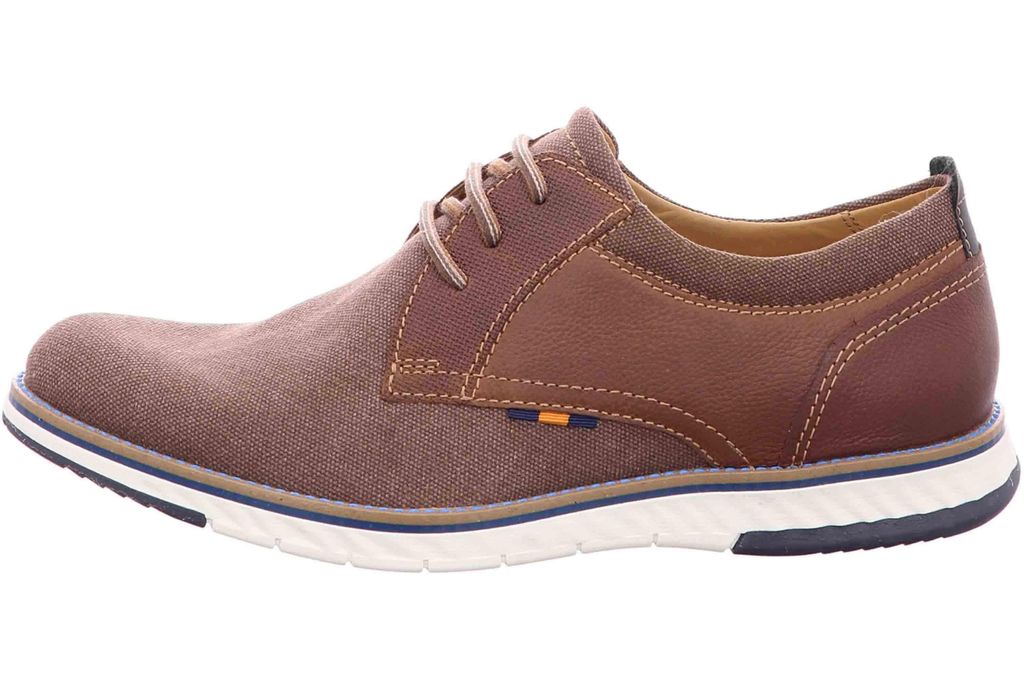 Fretz Men Steven Halbschuhe in Übergrößen Braun 3350.9147-11 große Herrenschuhe