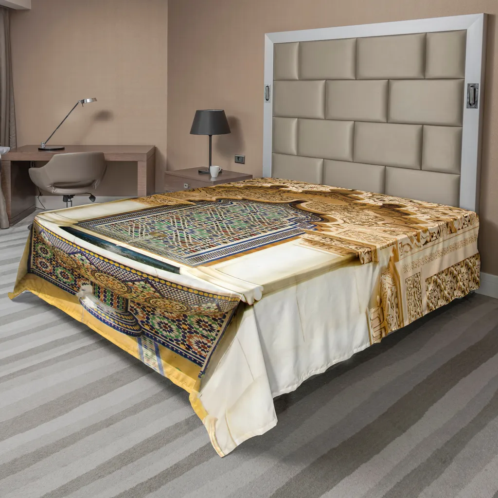 Lenzuolo ABAKUHAUS 275x260 cm Marocchino - Microfibra Anti-Piega