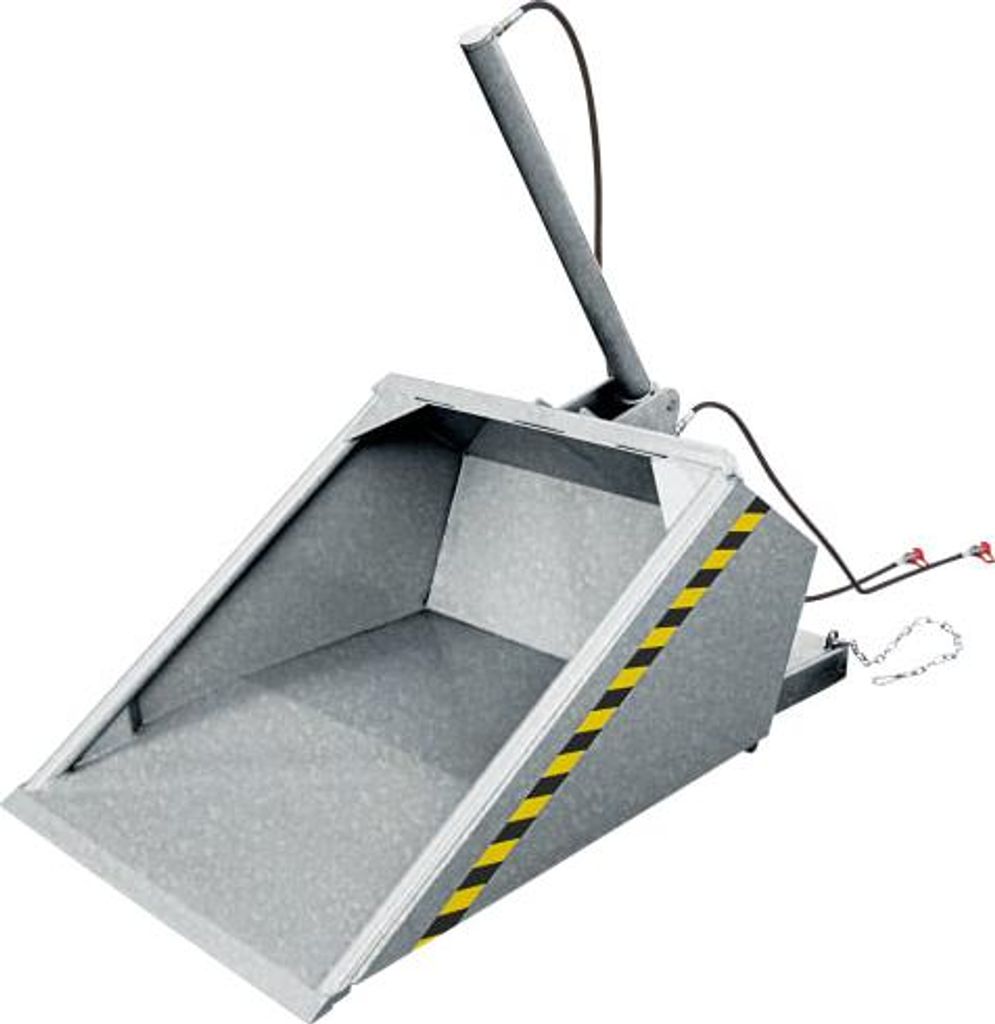 Eichinger Staplerschaufel, hydraulisch, Volumen 750 l, Traglast 1.000 kg, 740 x 1.250 x 1.745 mm, Oberfläche Feuerverzinkt