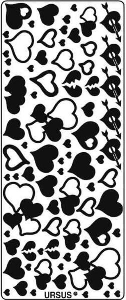 Kreativsticker 10x23cm Motiv 26 VE=5 Stück gold