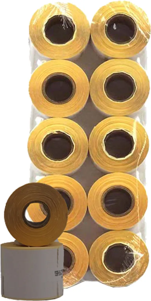 rillstab 85014 rillstab Rollenetiketten, 101 x 54 mm, weiß, 12 Rollen